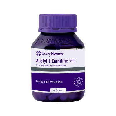 Henry Blooms Acetyl L Carnitine 500 60vc